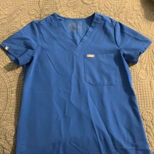 Catarina One Pocket Figs Scrub Top
